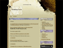 Tablet Screenshot of grokkingcocoa.com